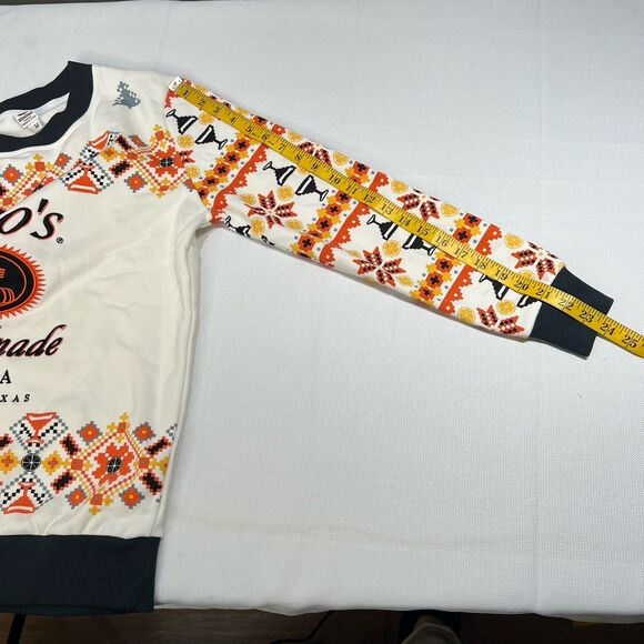 Titos Vodka Embroidered Pullover Crewneck Sweatshirt Sz M Holiday Ugly Christmas - Picture 9 of 13